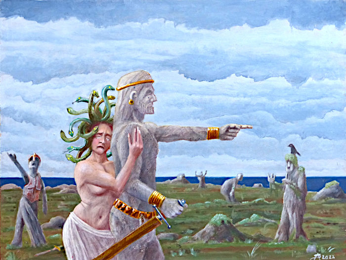 Traurige Medusa